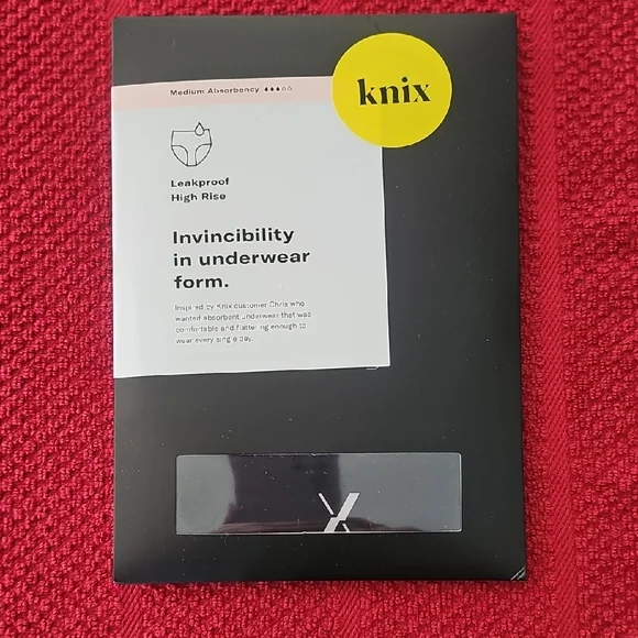 Knix Leakproof High Rise Underwear - Black - Picture 1 of 5